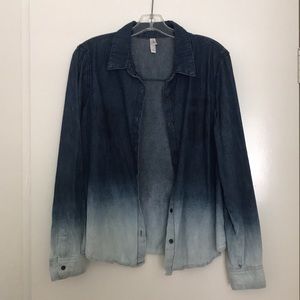Ombré chambray shirt